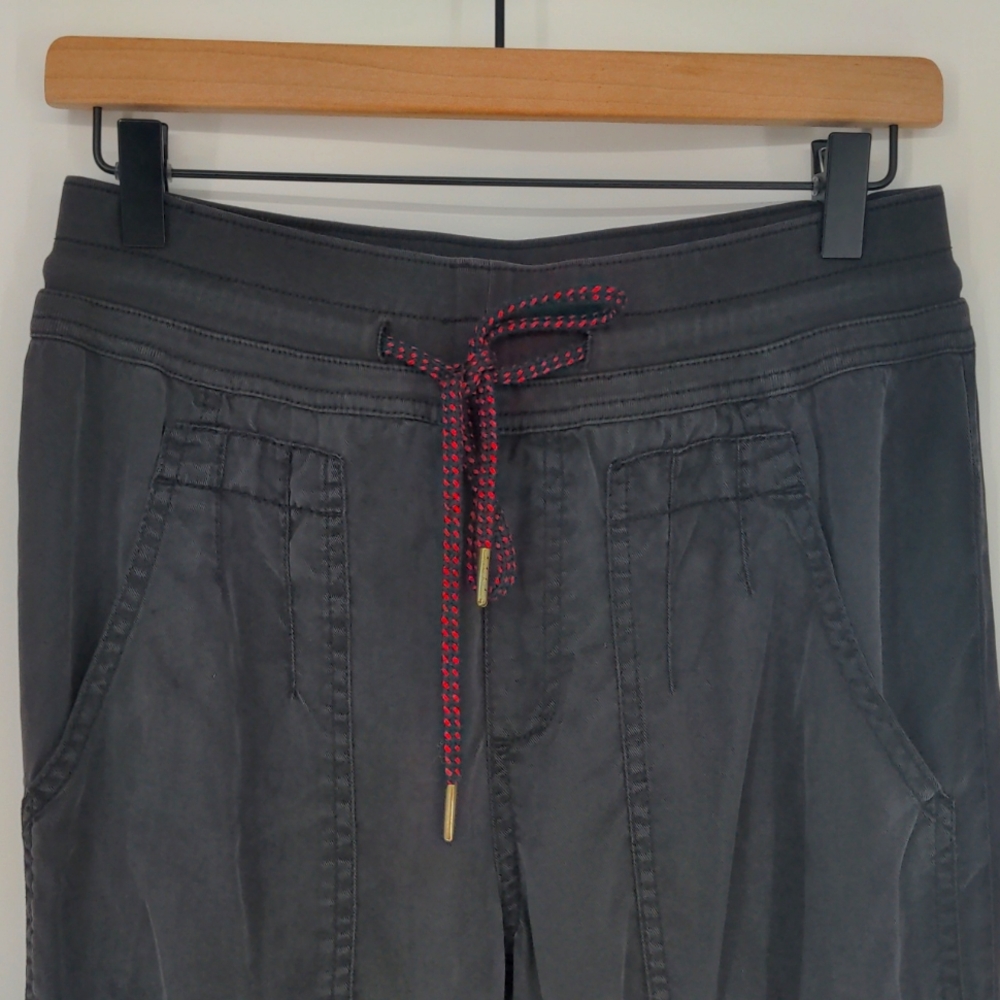Anthropologie Women's The‎ Nomad High Rise Jogger Size Extra Small Charcoal Boho - Picture 4 of 15